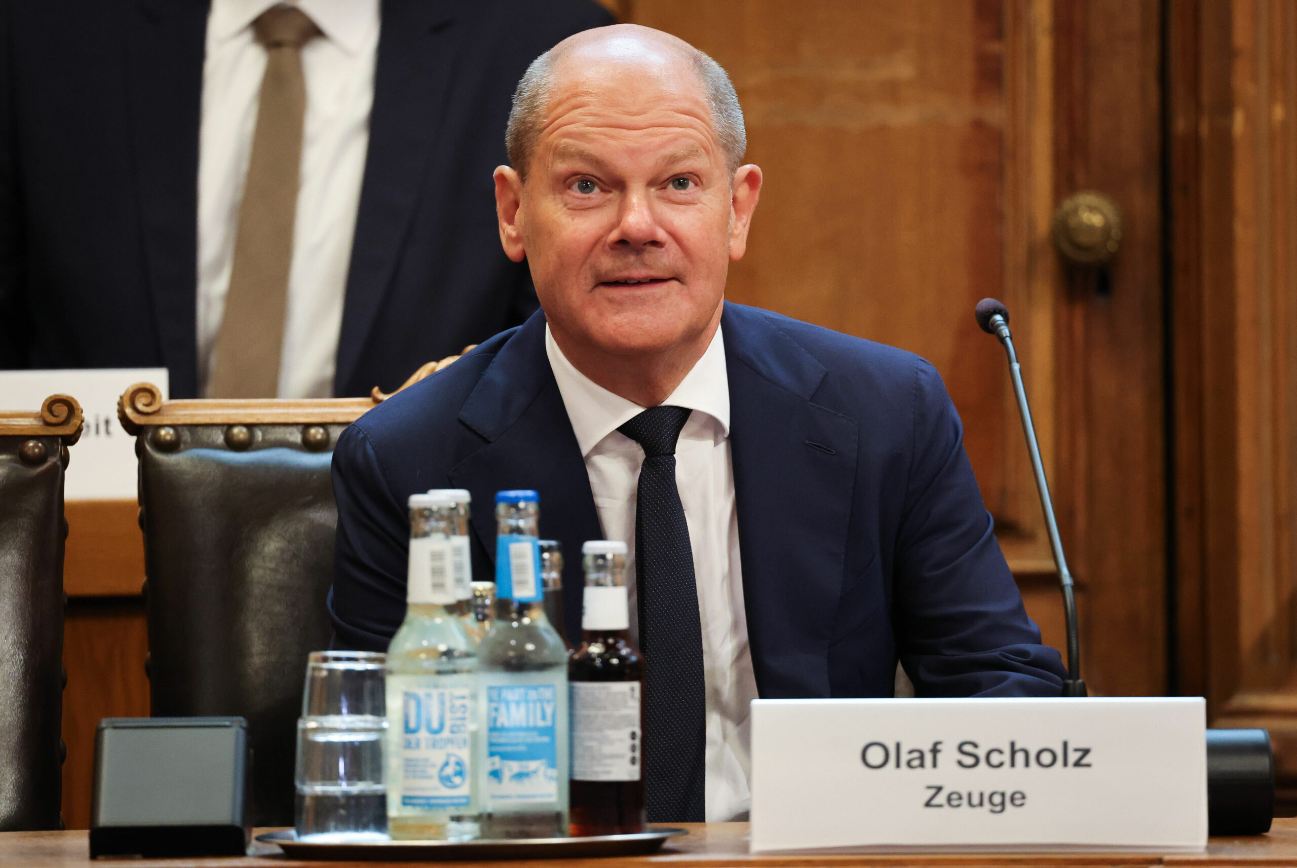 Olaf Scholz war bereits zwei Mal (hier im August 2022) als Zeuge beim Cum-Ex-Untersuchungsausschuss geladen.