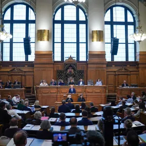 Abgeordnete im Plenarsaal