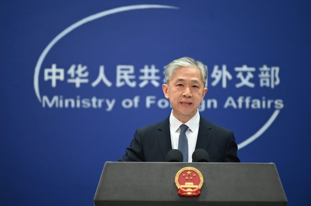 China lehne einseitige Zollerhöhungen ab, die gegen die Regeln der WTO verstießen, sagte Außenamtssprecher Wang Wenbin. (Archivbild)