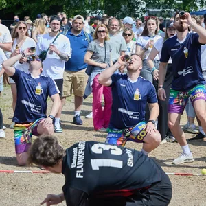 Ein Flunkyball-Team