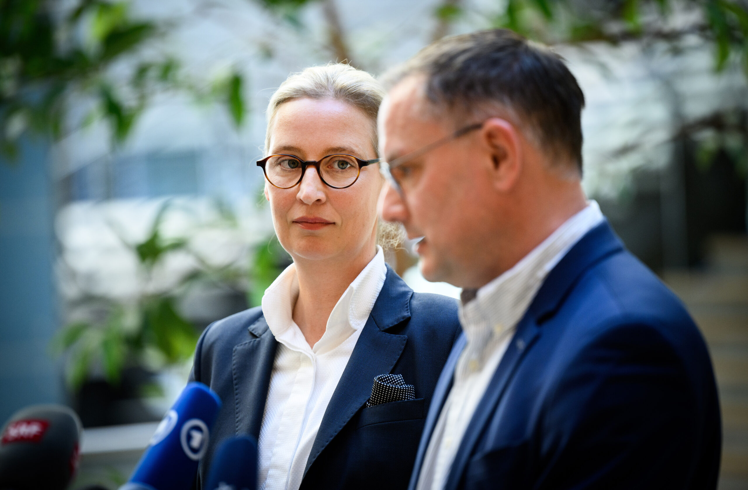 Die AfD-Parteichefs Alice Weidel und Tino Chrupalla (Archivbild).