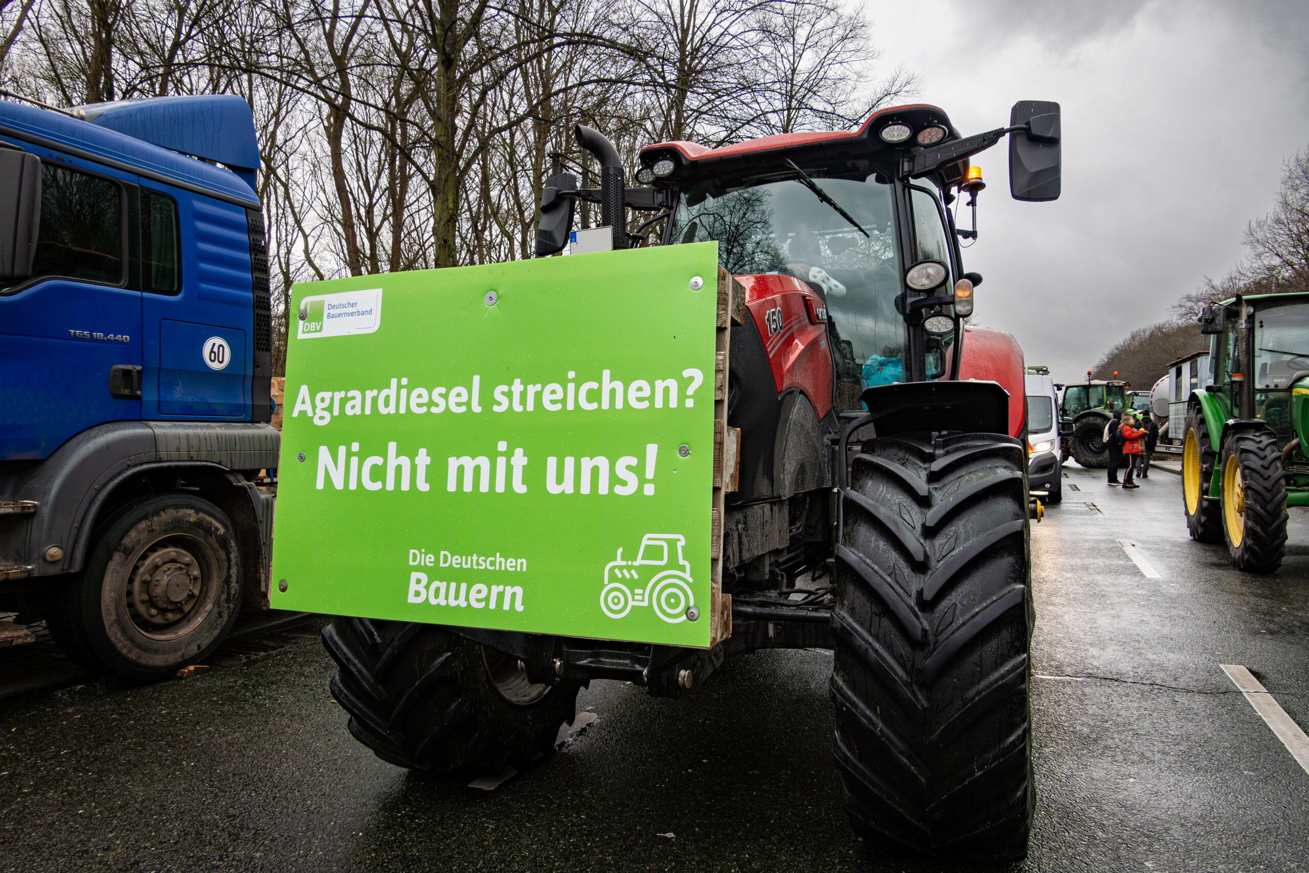 Bauern-Demo im Januar 2024 (Symbolbild).