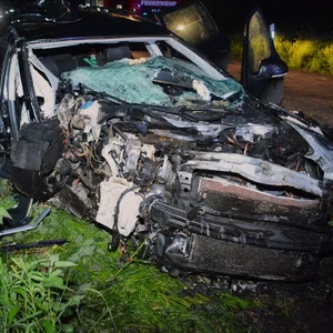 Dieses Foto zeigt die Unfallstelle in Zarrentin