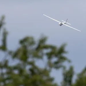 Ein Segelflieger in Niedersachsen