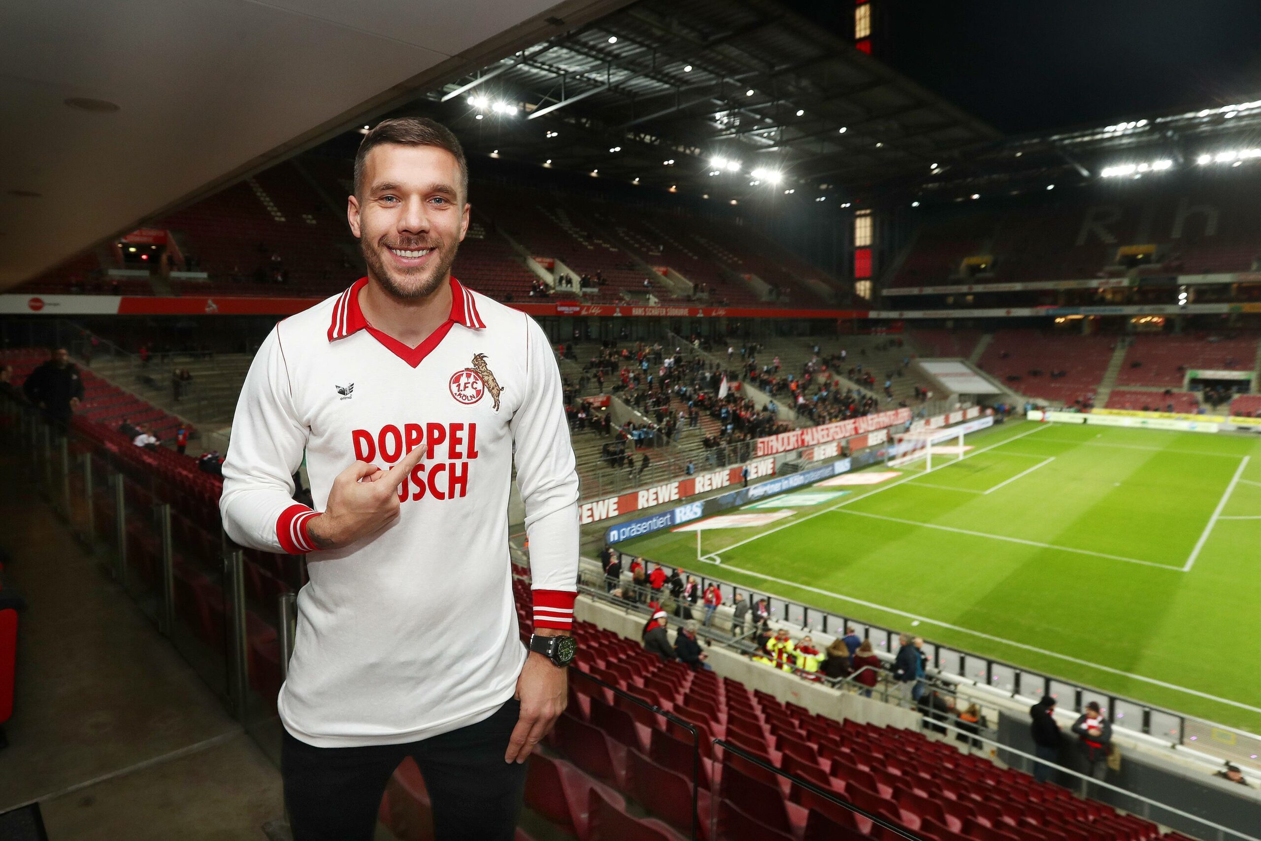 Lukas Podolski im Kölner Stadion