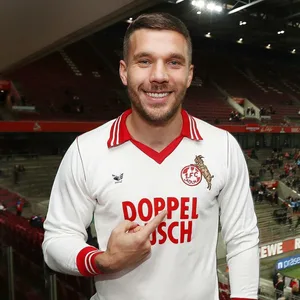 Lukas Podolski im Kölner Stadion