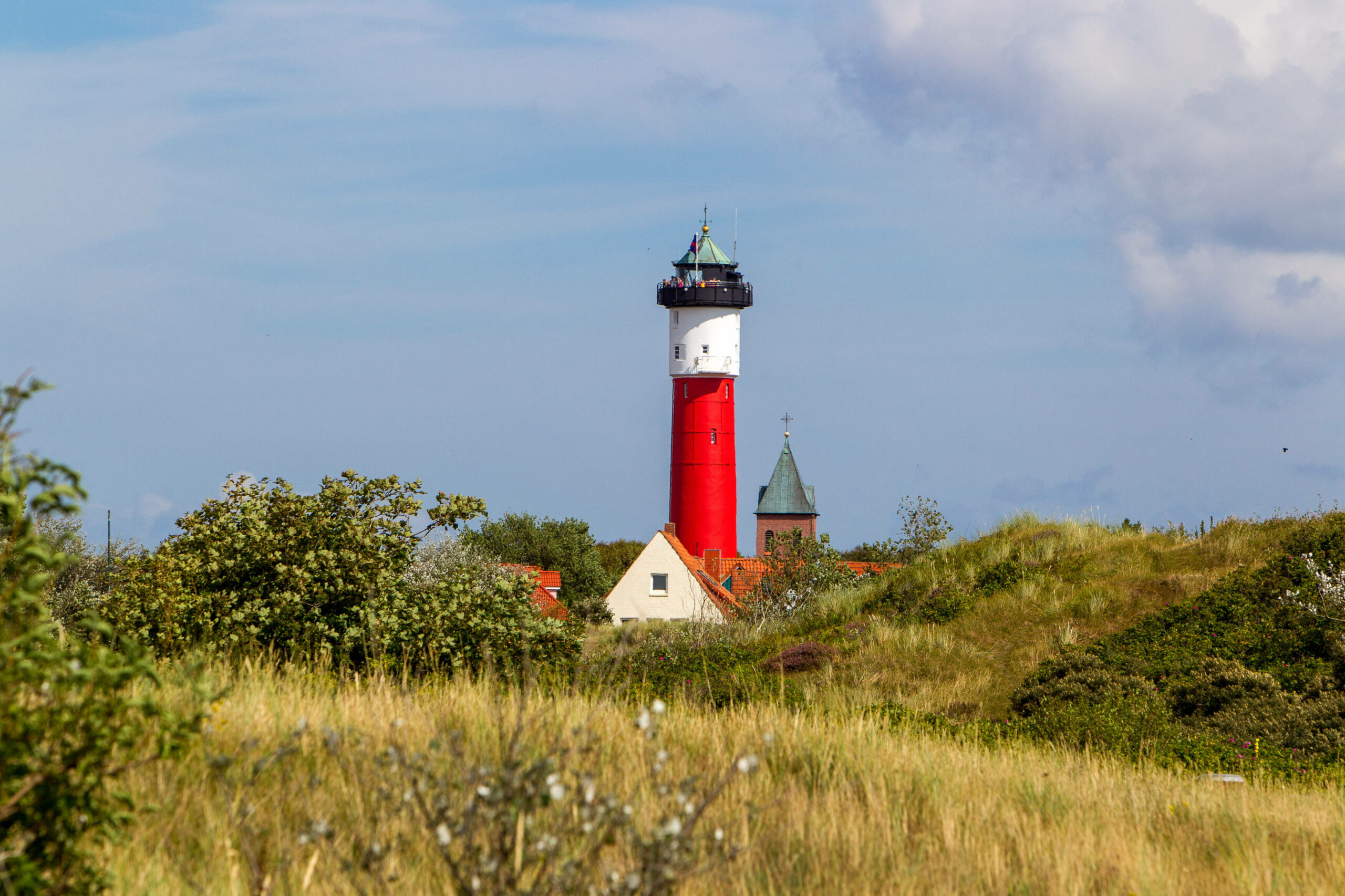 Der alte Leuchtturm von Wangerooge – mehr als 1000 Menschen bewarben sich auf die Stelle als Leuchtturmwärter.