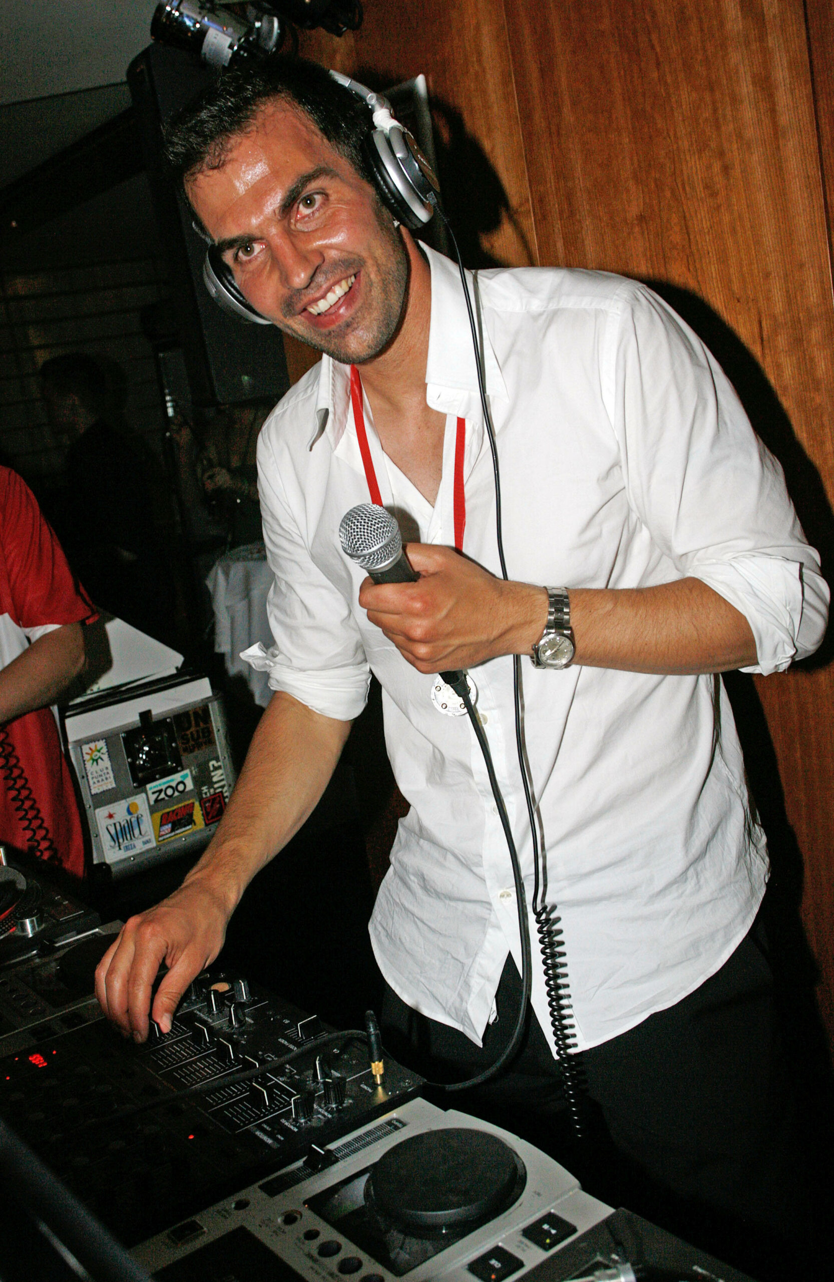 Marcus Babbel am DJ-Pult