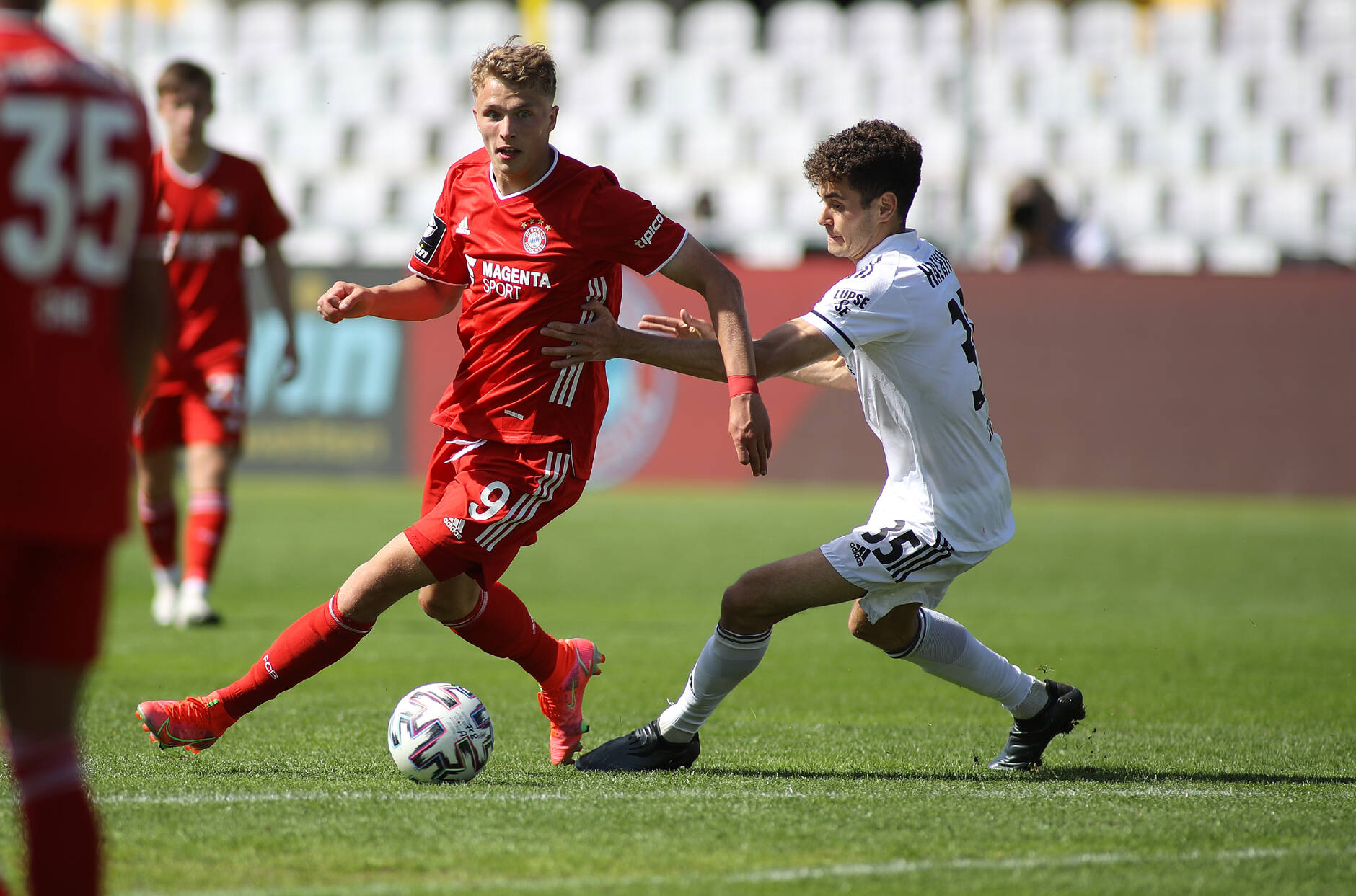 Fiete Arp im Spiel gegen Unterhaching