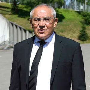 Felix Magath bei der Trauerfeier von Uwe Seeler