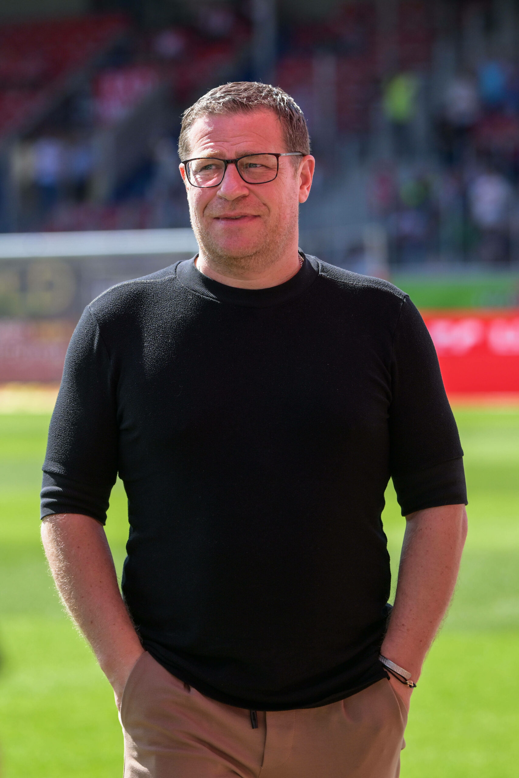 Max Eberl bei einem Spiel vom FC Bayern