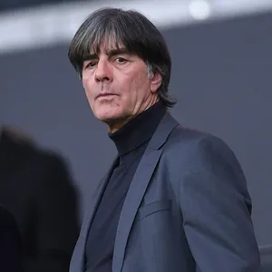 Joachim Löw beim Spiel Deutschland gegen die Niederlande