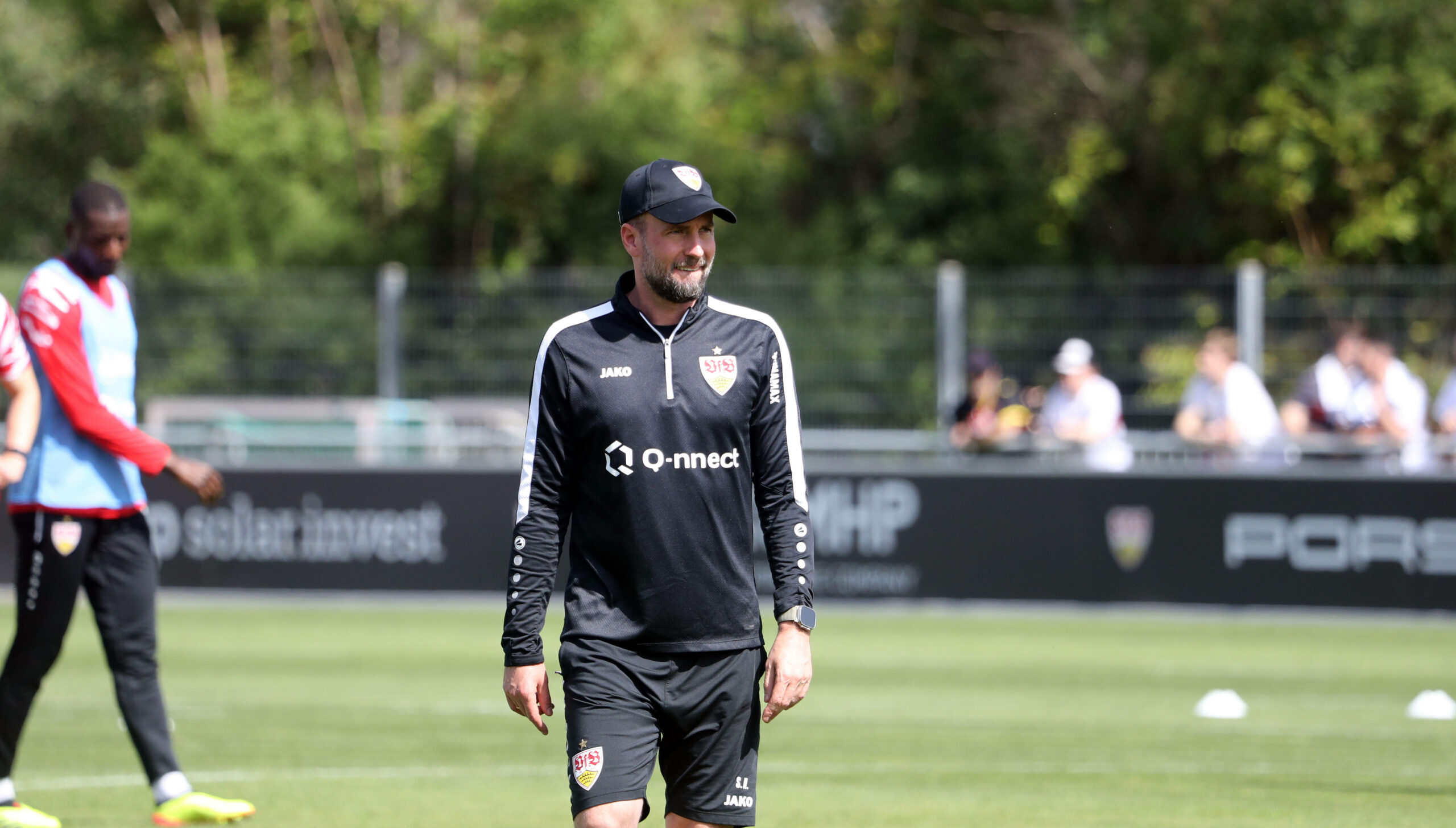 Sebastian Hoeneß beim Training des VfB Stuttgart