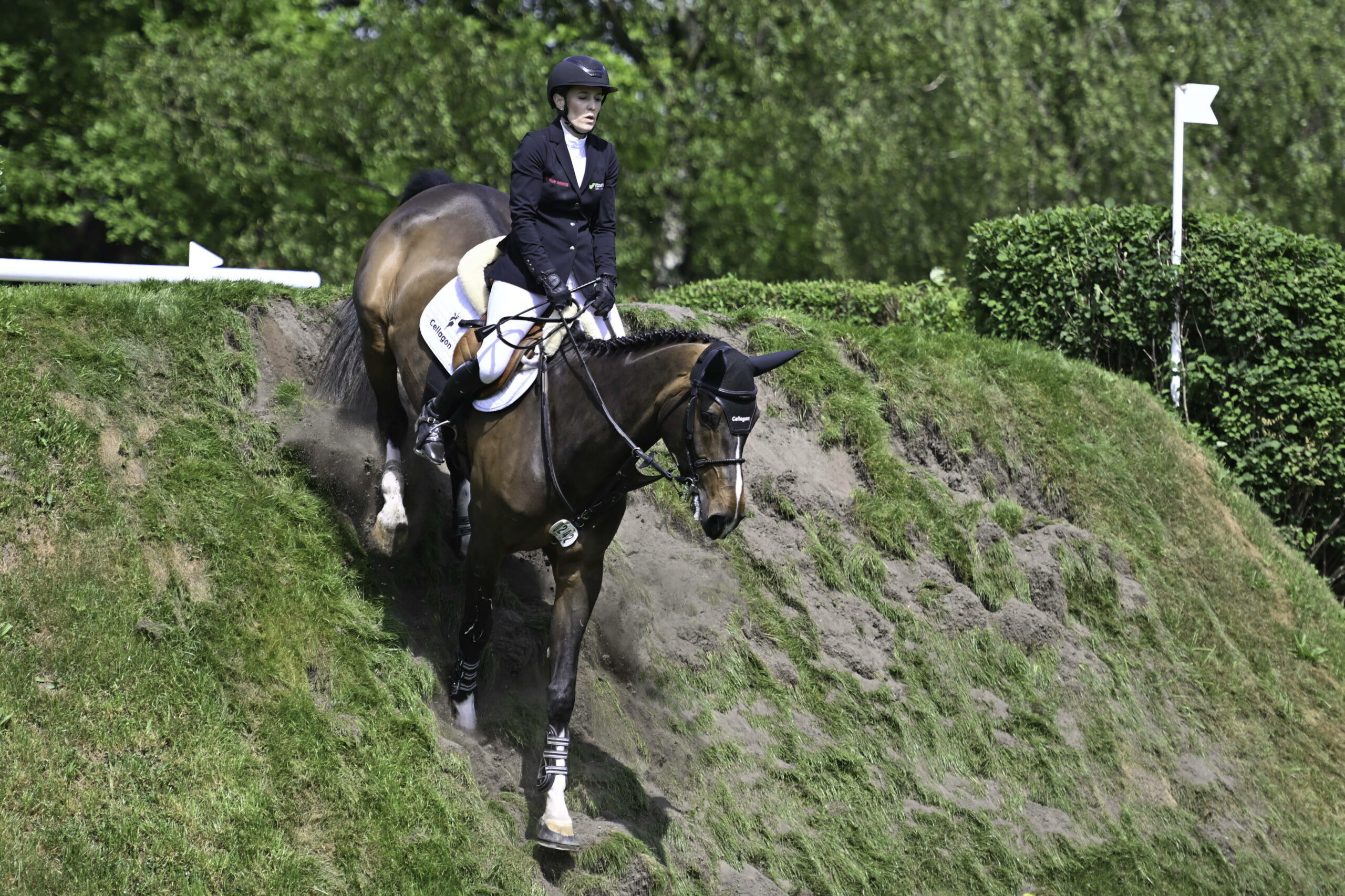 Janne Friederike Meyer-Zimmermann auf „Electric Joy“ am Derby-Wall in Klein Flottbel