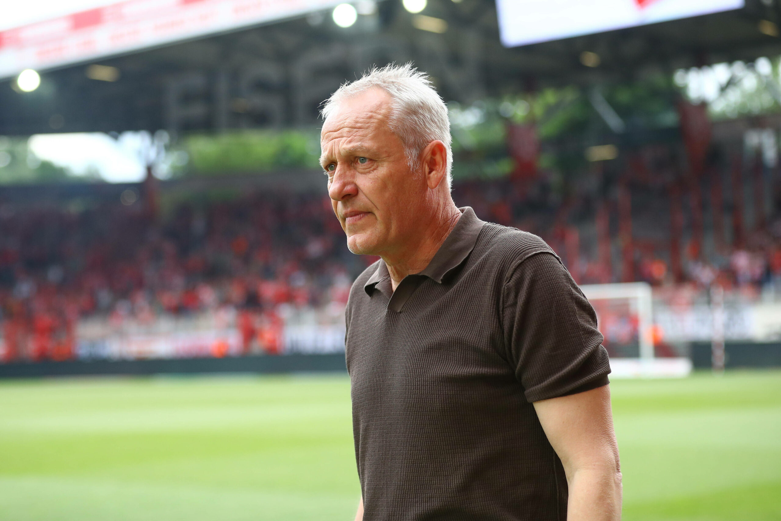 Christian Streich bei seinem letzten Spiel als Freiburg-Trainer