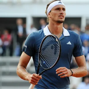 Alexander Zverev bei einem Turnier in Rom