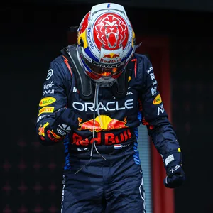 Max Verstappen nach seinem Sieg beim Grand Prix in Imola