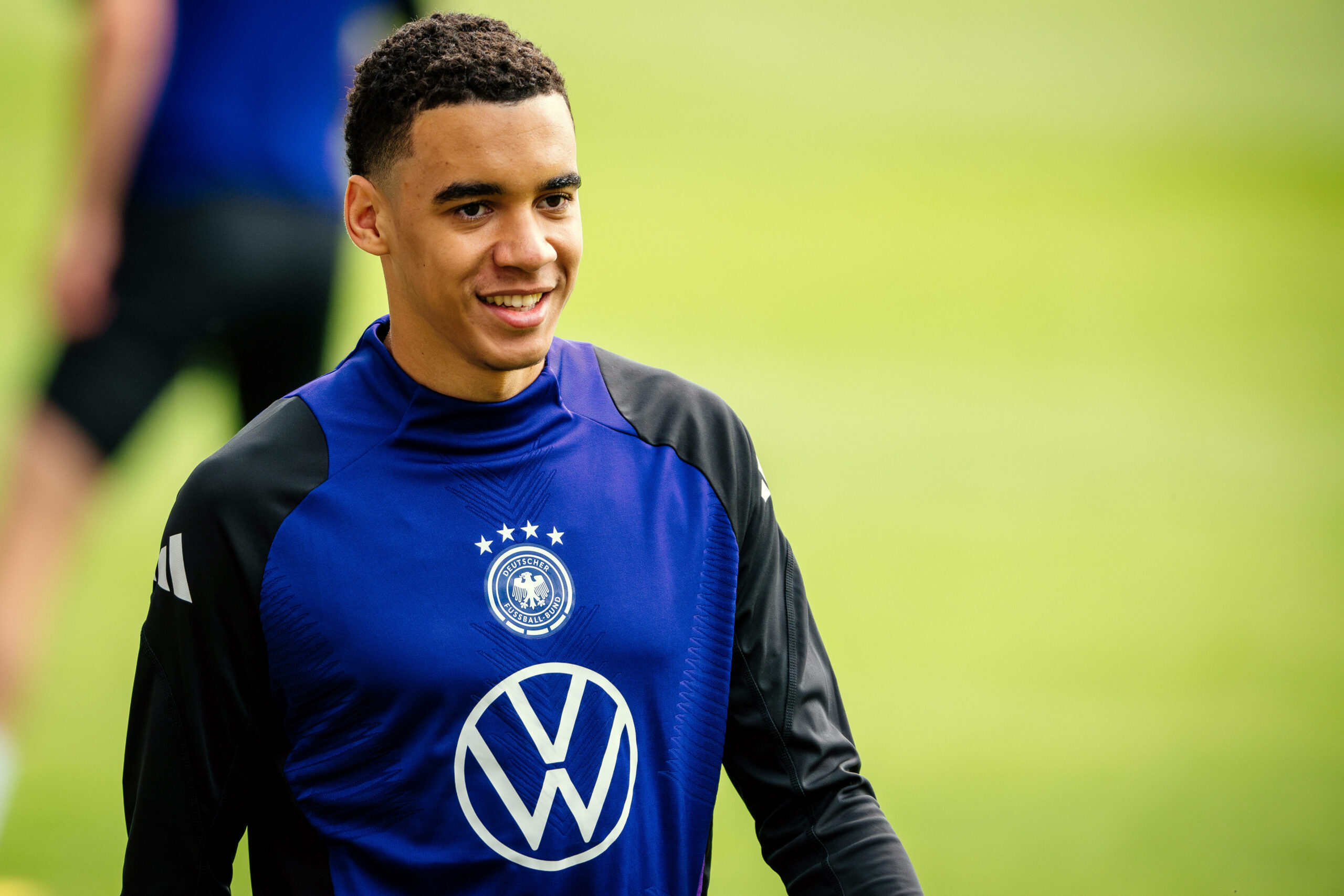 Jamal Musiala beim Training der Nationalmannschaft