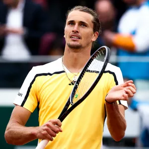 Alexander Zverev beim Spiel gegen Roland Garros