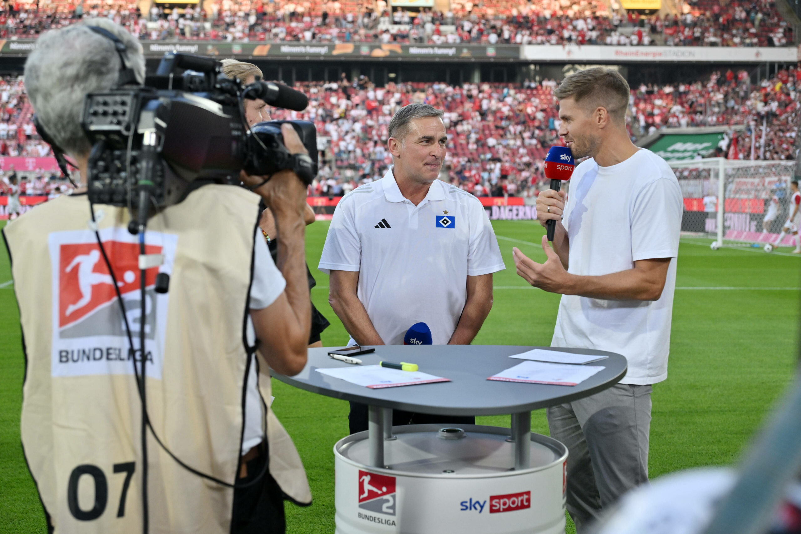 Sky-Experte Simon Terodde im Gespräch mit HSV-Boss Stefan Kuntz