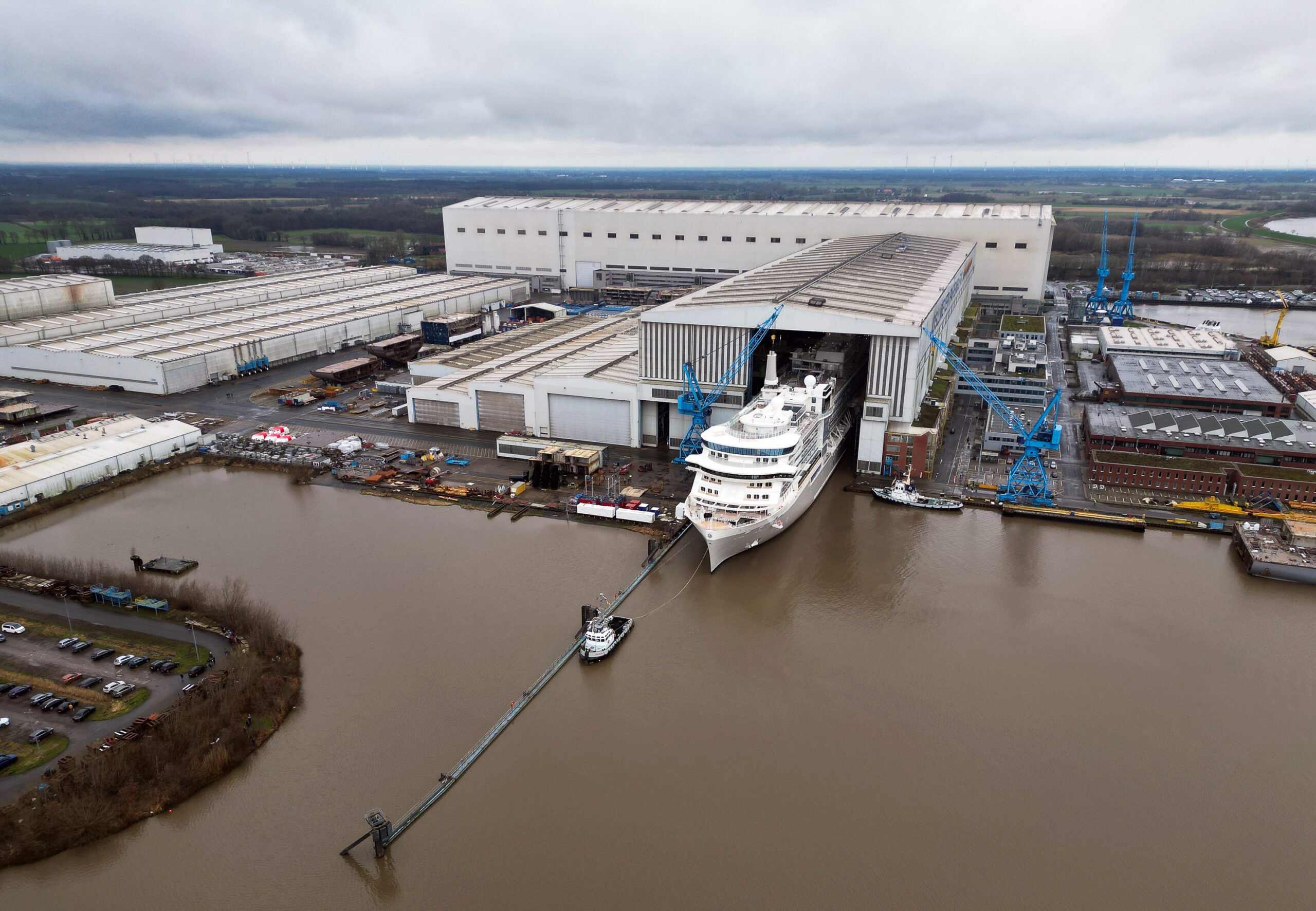 Die Meyer Werft in Papenburg