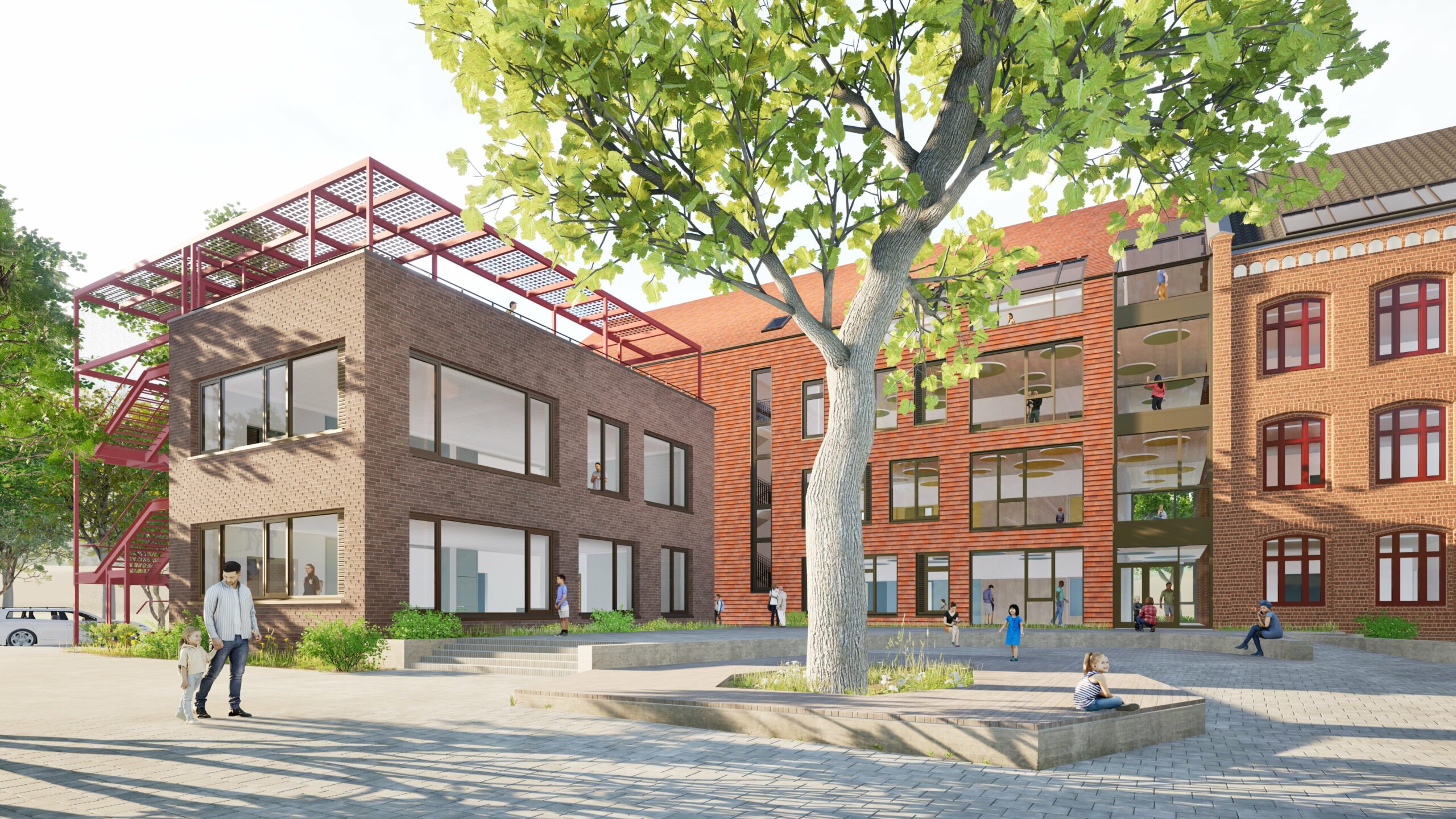 Neubau Katholische Bonifatiusschule in Wilhelmsburg