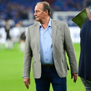 Huub Stevens auf Schalke