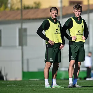 Adam Dzwigala und David Nemeth beim Training in Benidorm