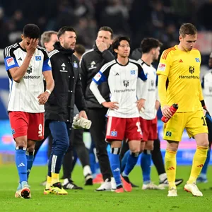 Der Saisonverlauf sorgt beim HSV für viele enttäuschte Gesichter.