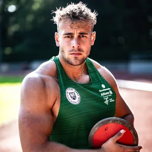 Mika Sosna beim Training