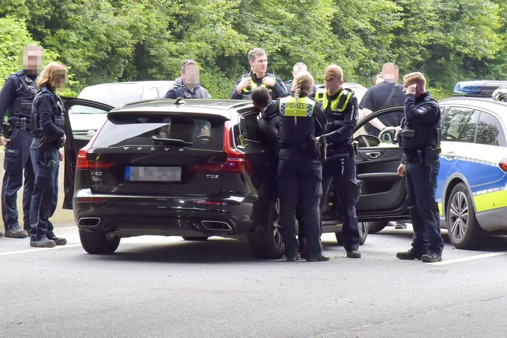 Der Mann wurde auf der A7 festgenommen.