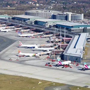 Der Flughafen Hamburg (Archivbild)