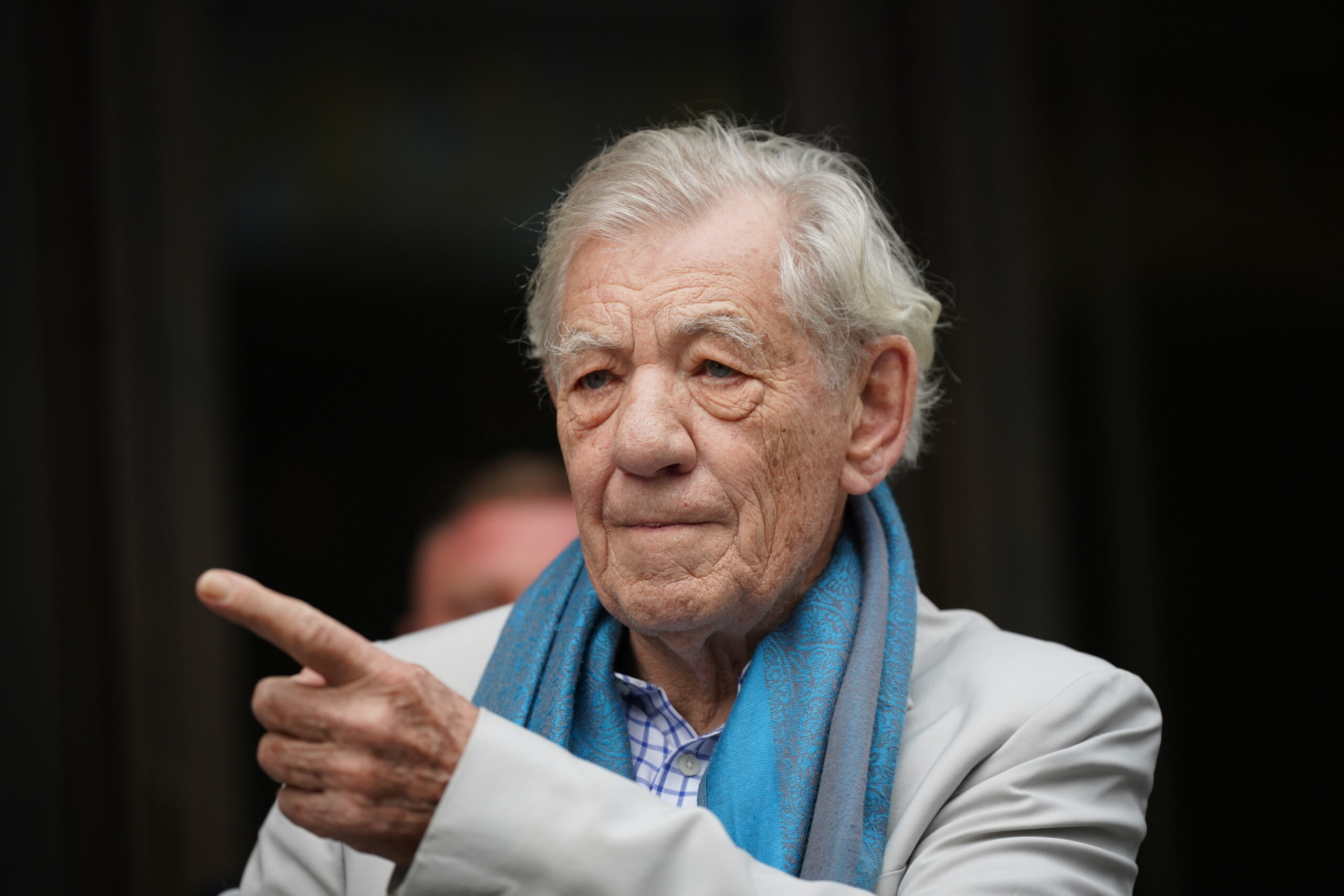 Porträt vom britischen Schauspieler Sir Ian McKellen