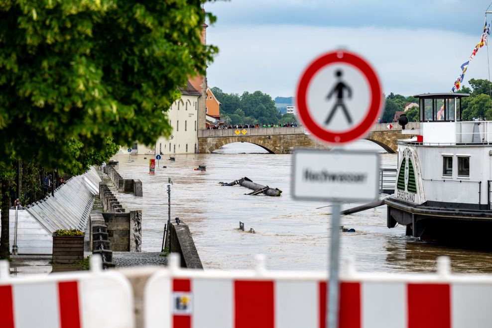 In Regensburg wurde der Katastrophenfall ausgerufen.