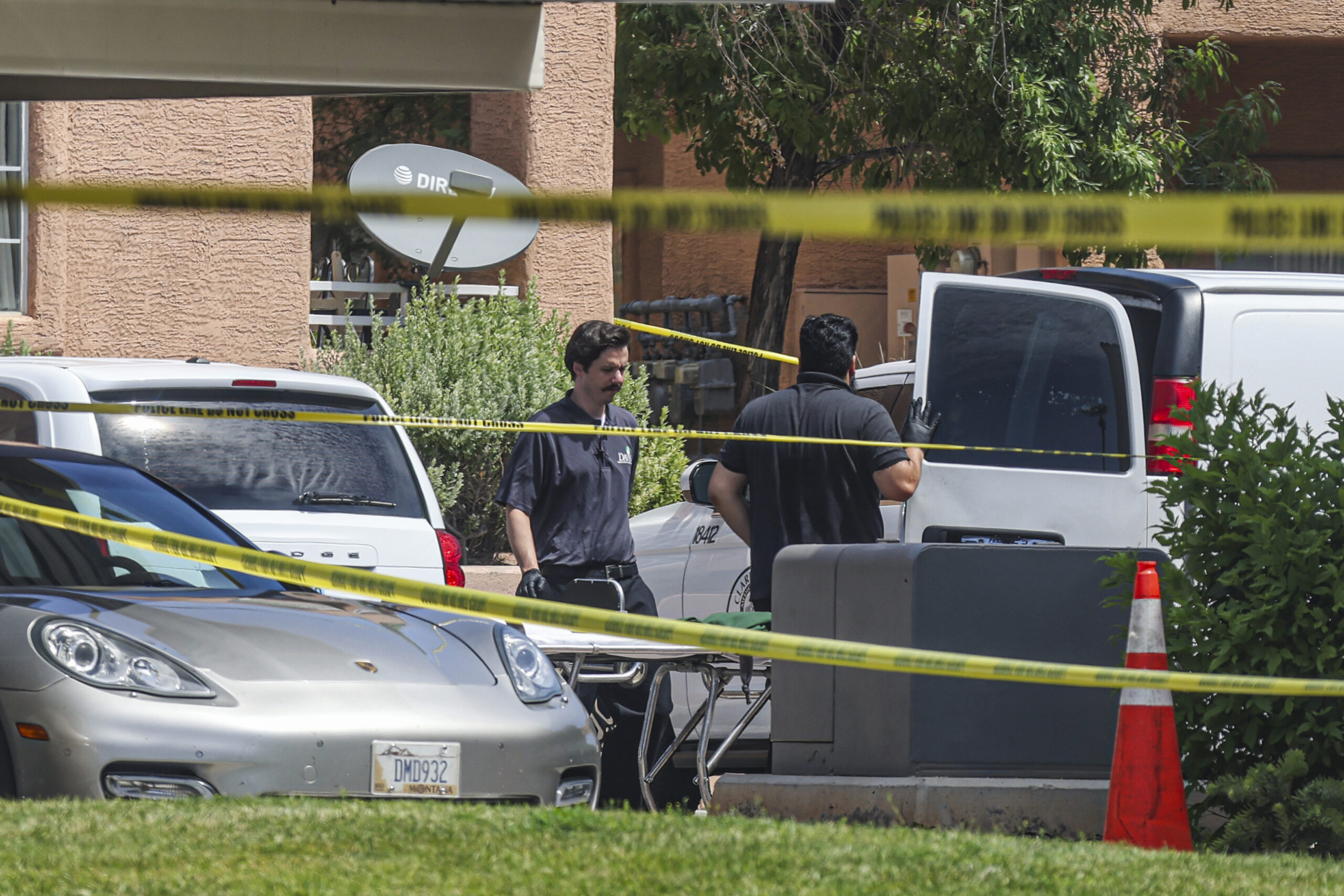 Polizisten am Tatort: In Las Vegas wurden fünf tote Menschen gefunden.