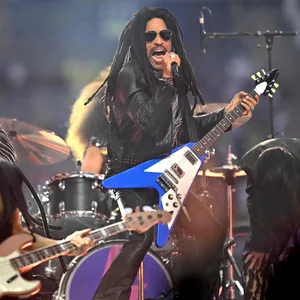 Lenny Kravitz vor dem Champions-League-Finale