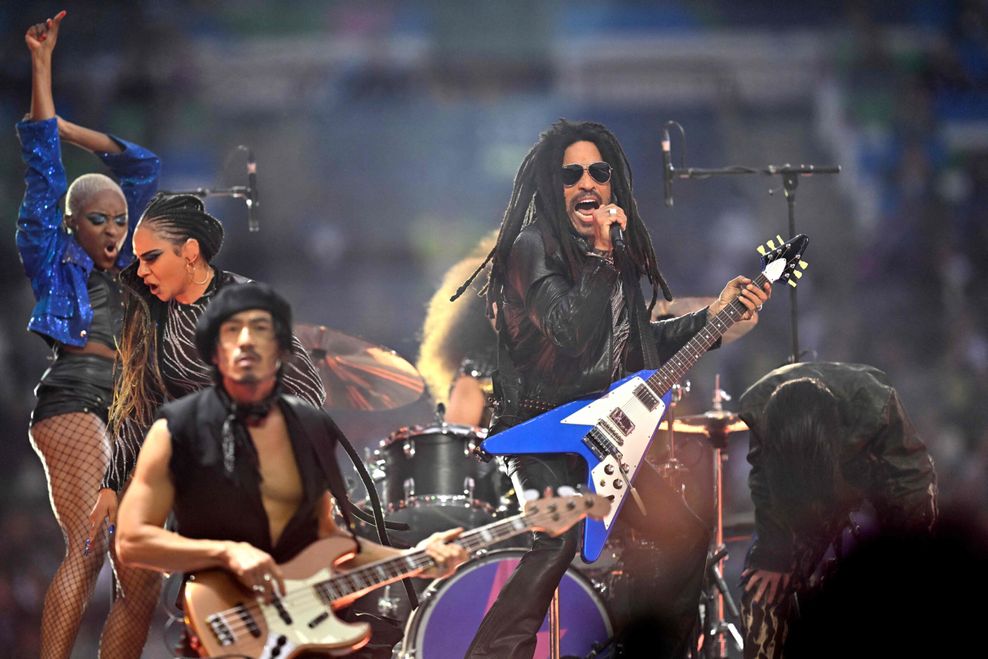 Lenny Kravitz vor dem Champions-League-Finale