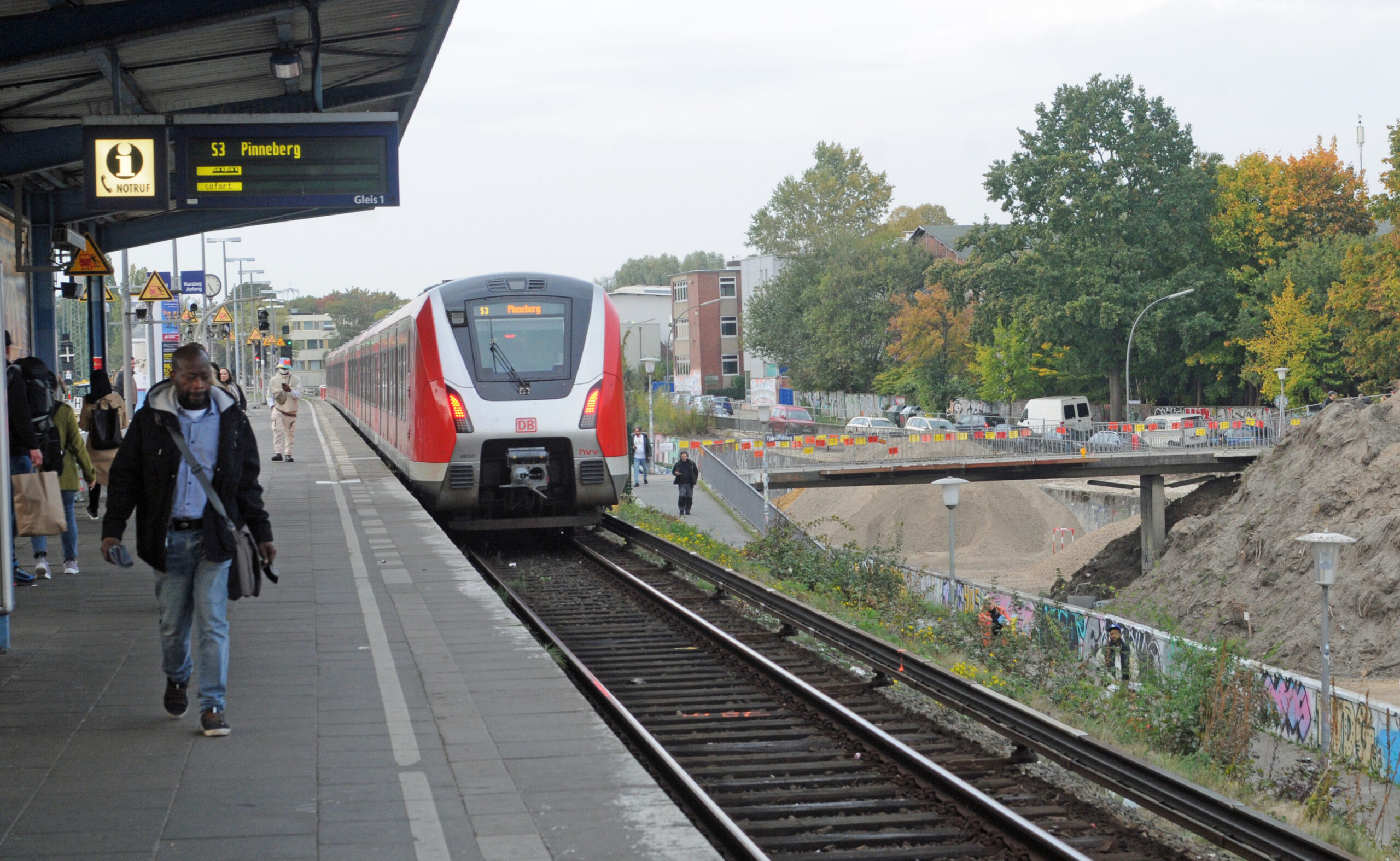 Der alte S-Bahnhof Diebsteich. Dort halten seit Oktober 2022 keine Bahnen mehr.