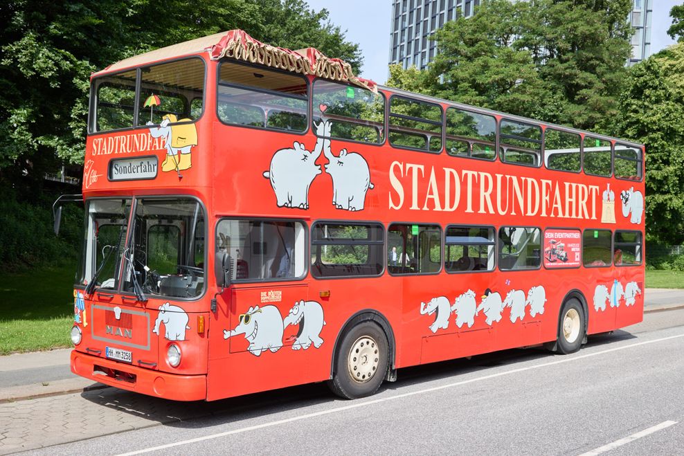 Ottifanten auf großer Hamburg-Tour