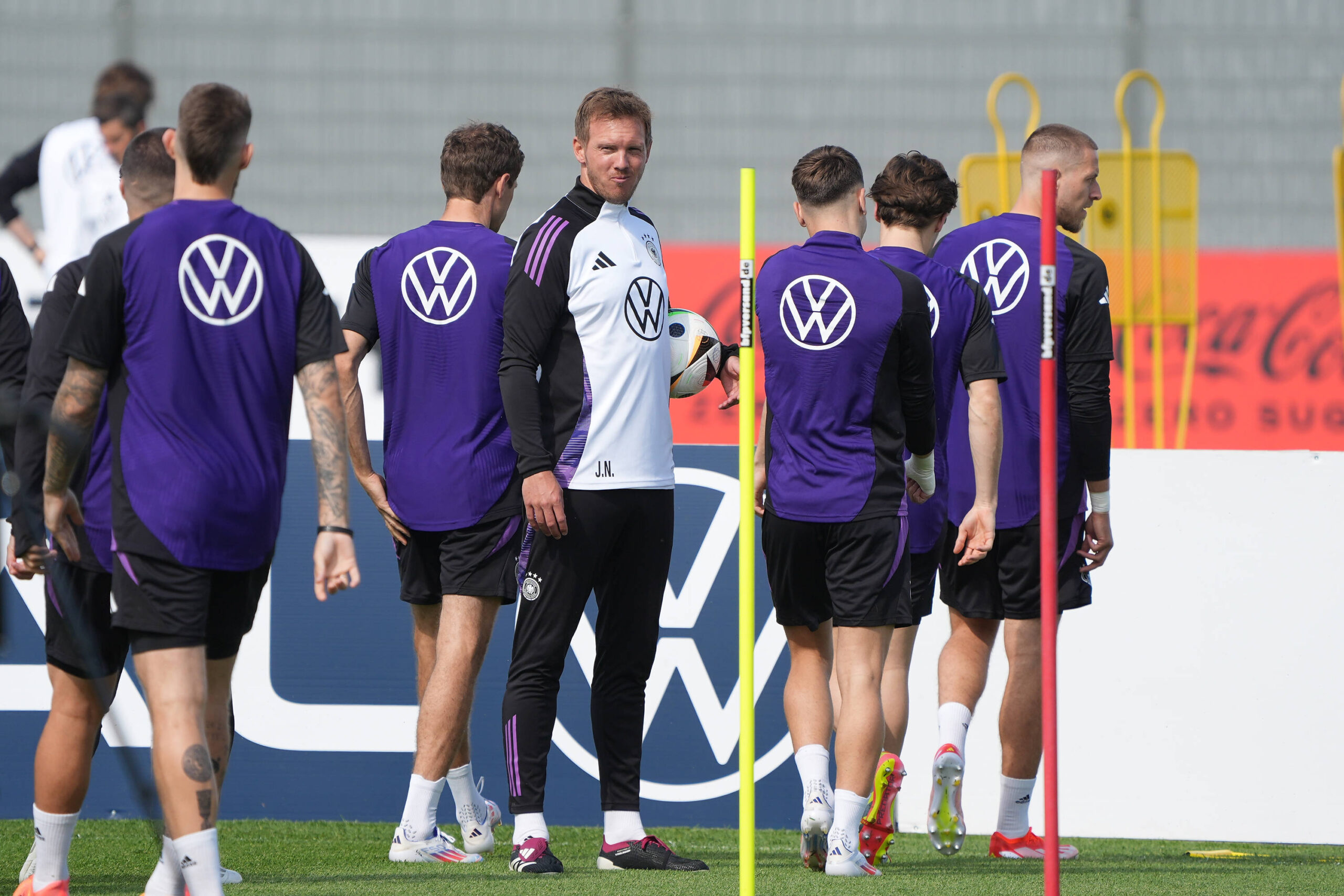 Julian Nagelsmann beim Training der Nationalmannschaft in Herzogenaurach