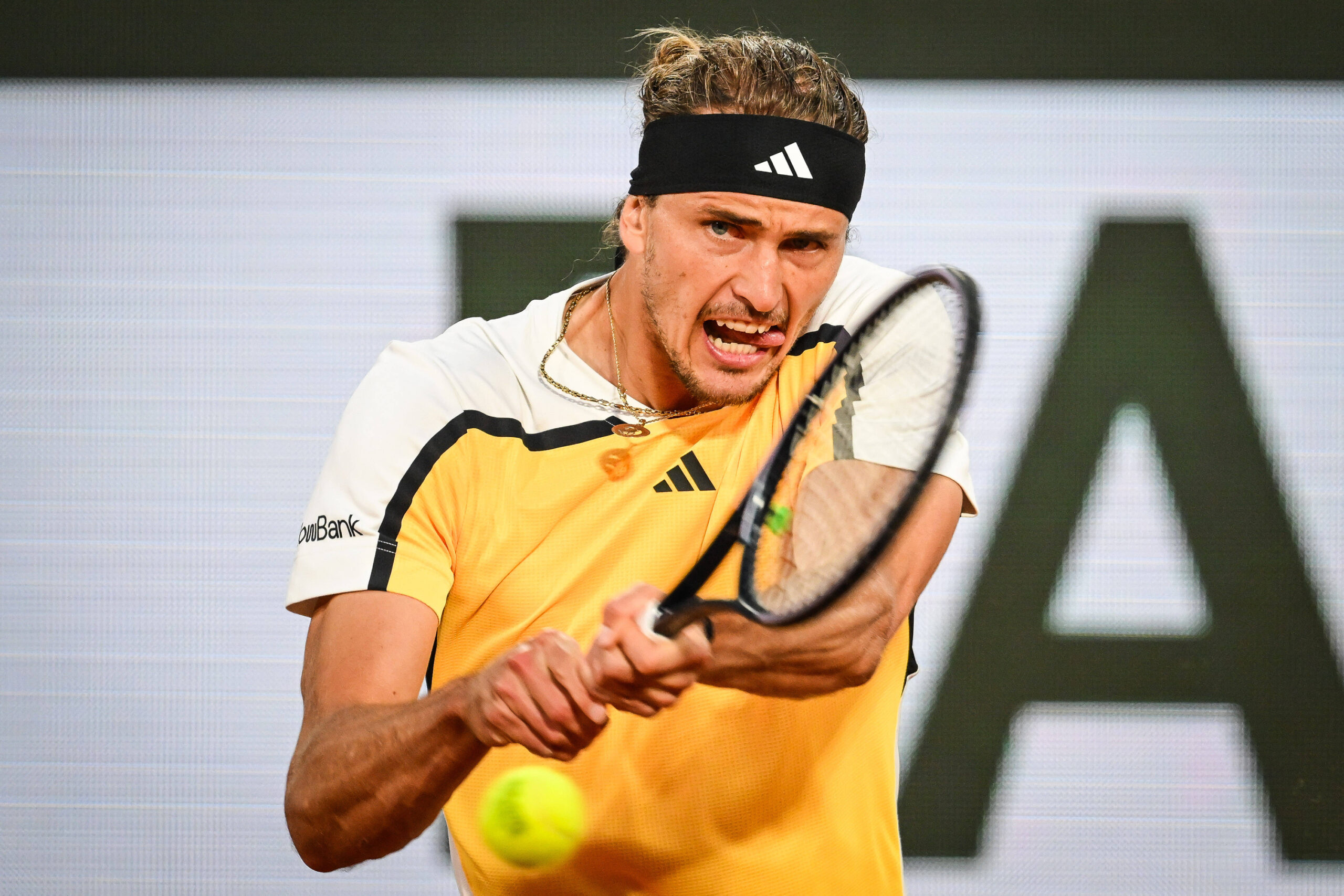 Alexander Zverev bei seinem Sieg gegen Holger Rune