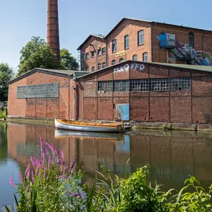 Die ehemalige Honigfabrik in Wilhelmsburg ist heute ein Kulturzentrum.