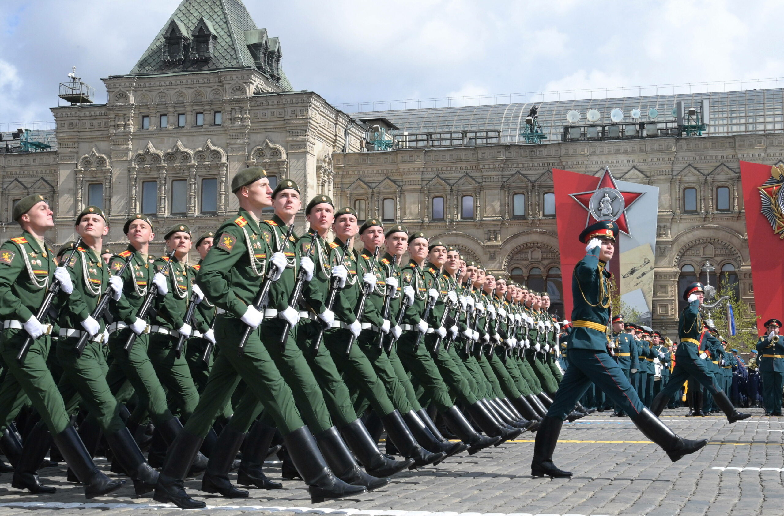 Militärparade in Moskau: auch eine Drohgebärde in Richtung Westen?