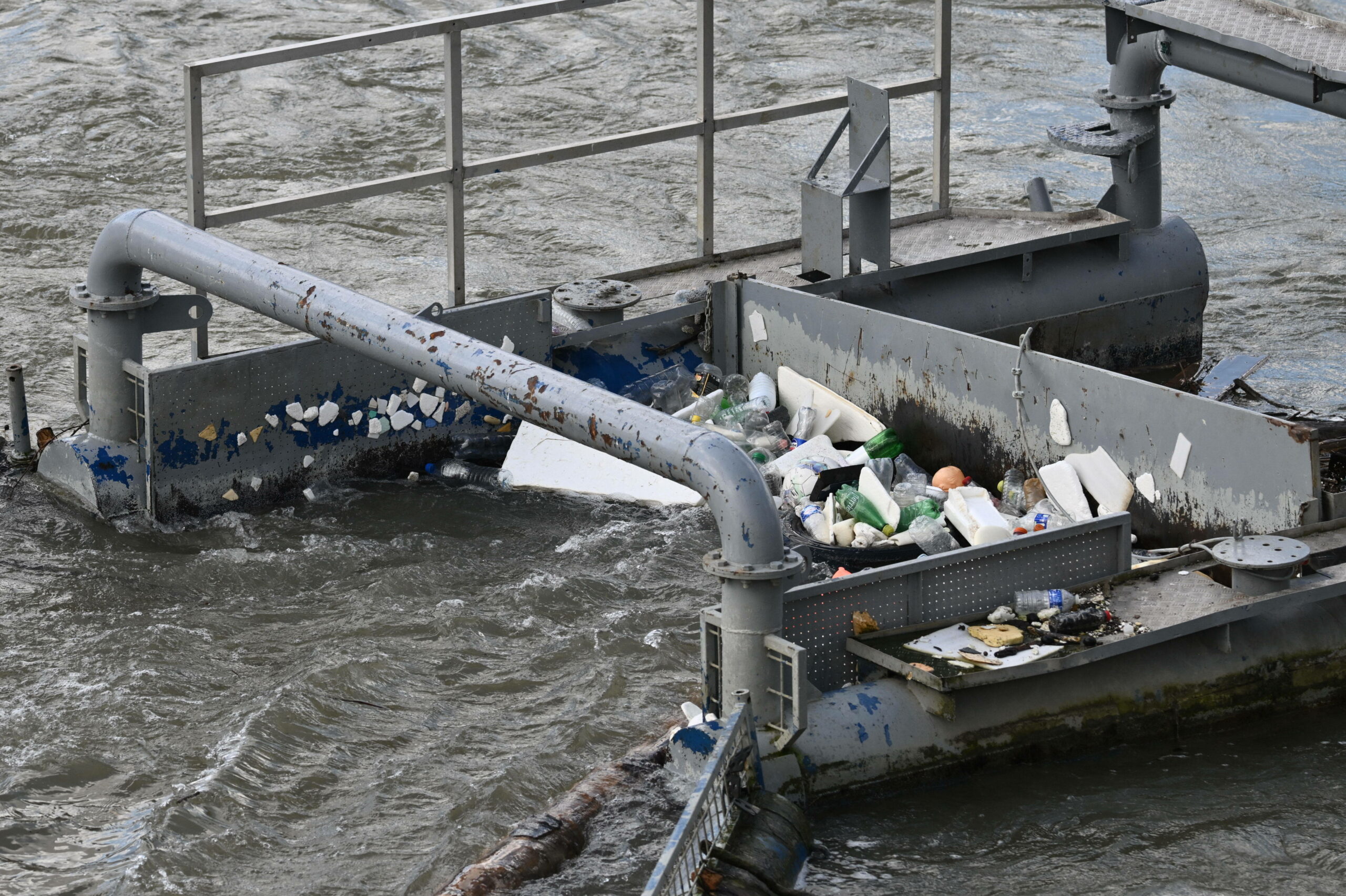 Müll in der Seine