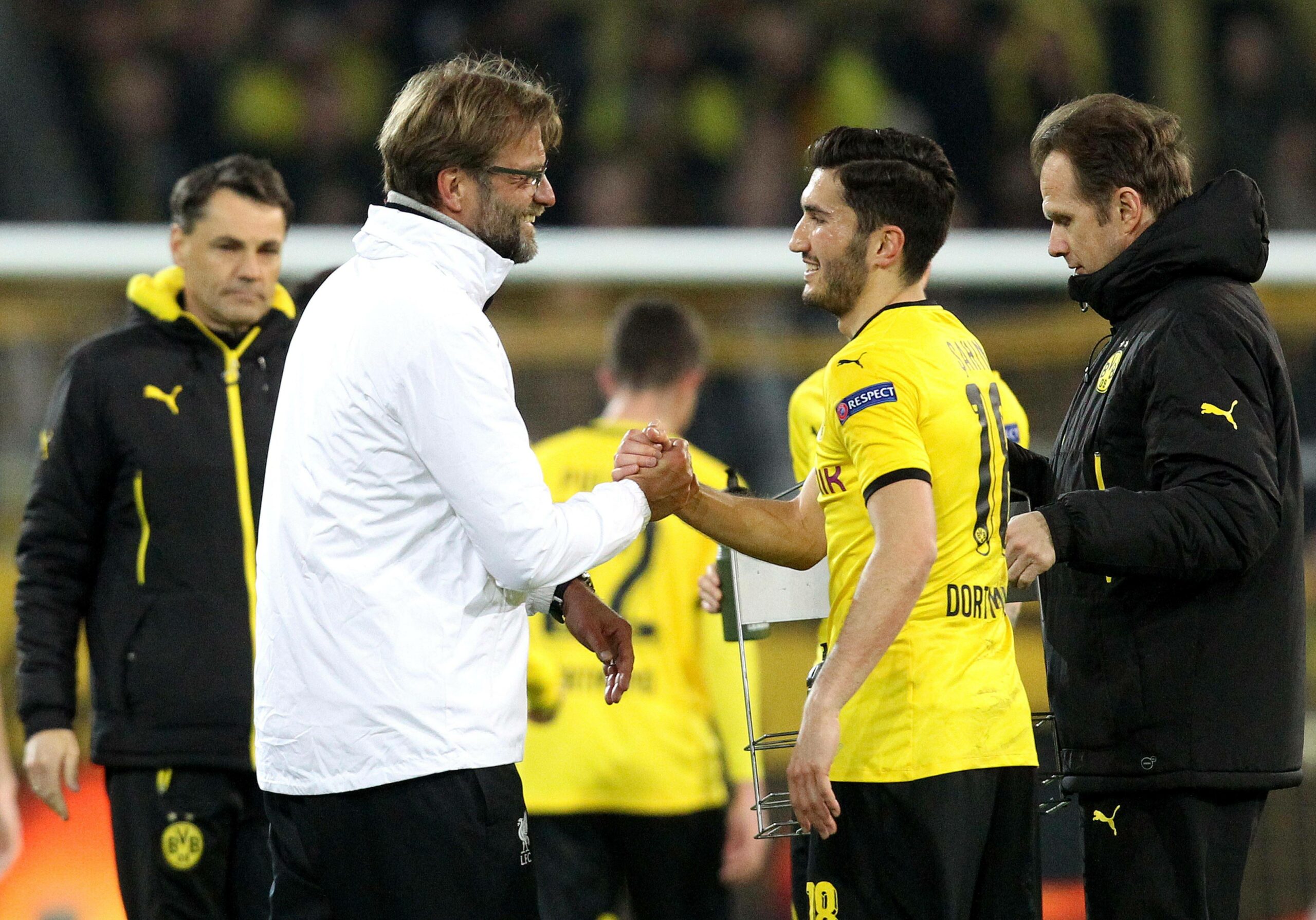 Jürgen Klopp und Nuri Sahin beim BVB