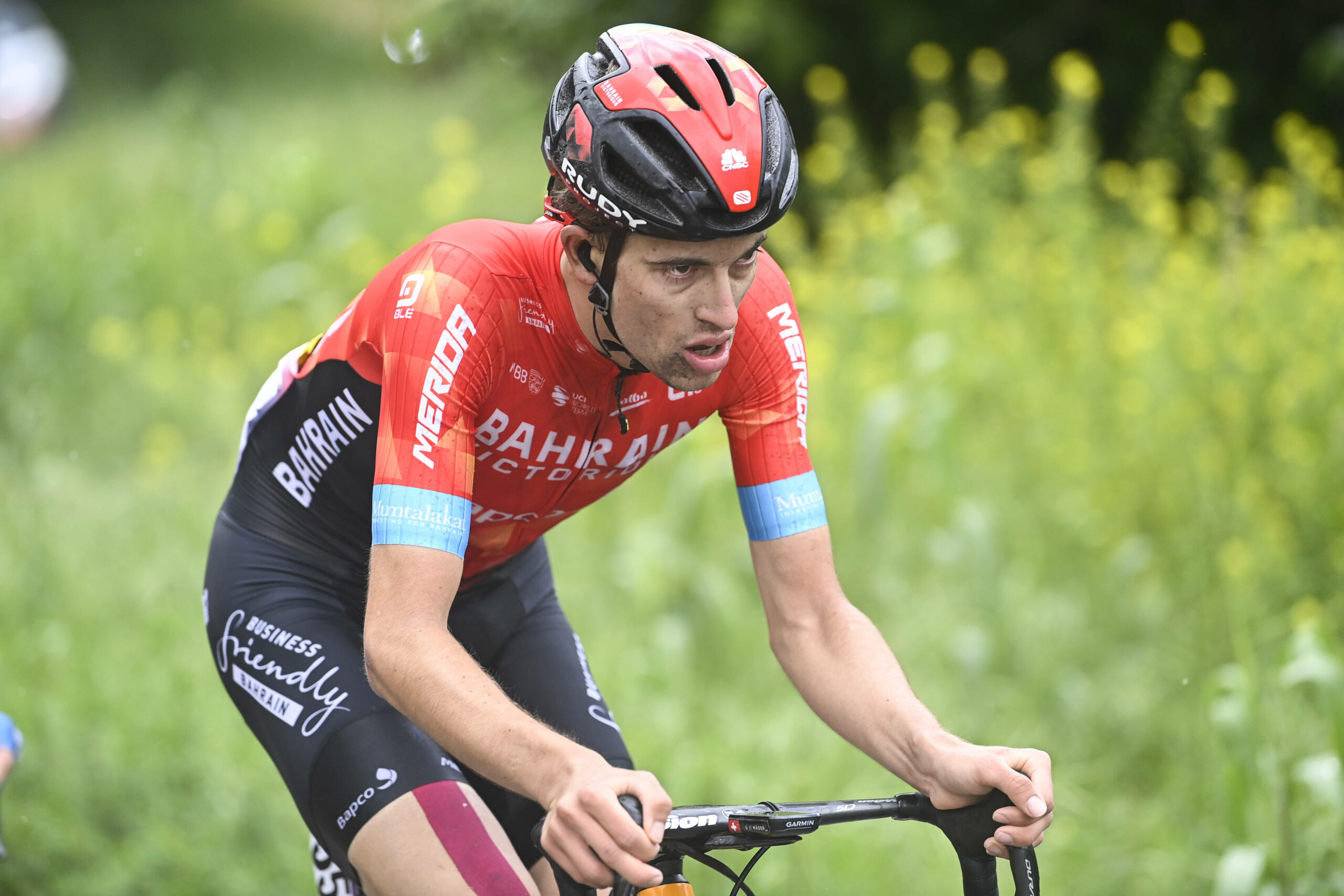 Gino Mäder bei der Tour de Suisse