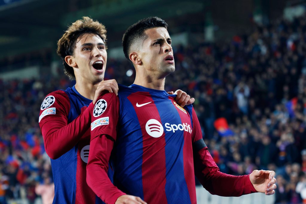 Joao Cancelo und Joao Felix, FC Barcelona