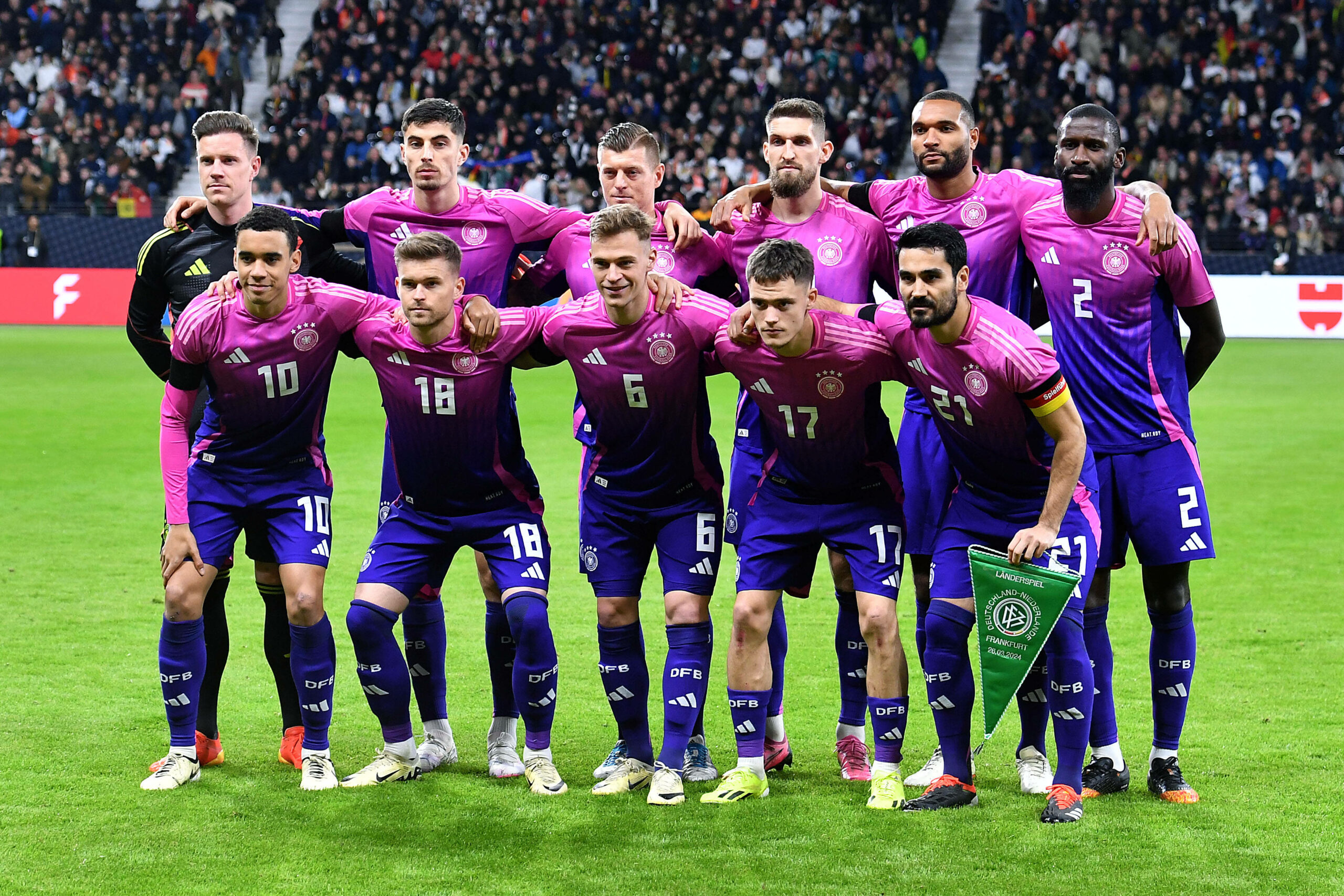 Teamfoto der deutschen Nationalmannschaft