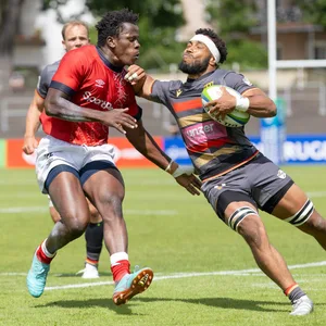 Ben Ellermann bei einem 7er-Rugby-Spiel