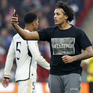 Ein Flitzer beim Champions-League-Finale